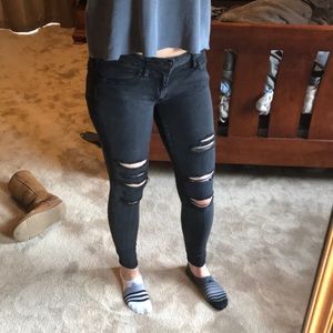 American eagle outfitter black skinny jeans